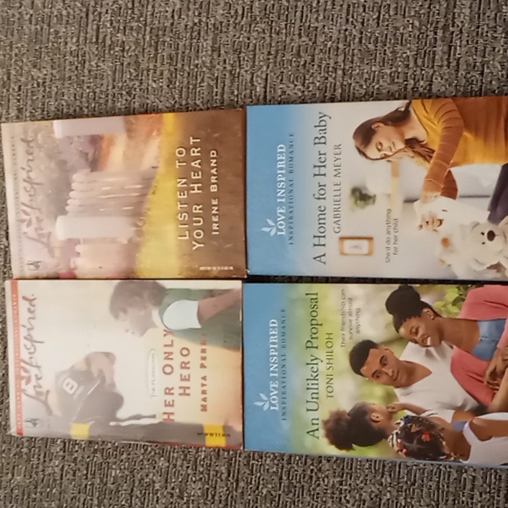 4 Love Inspired Romance Novels